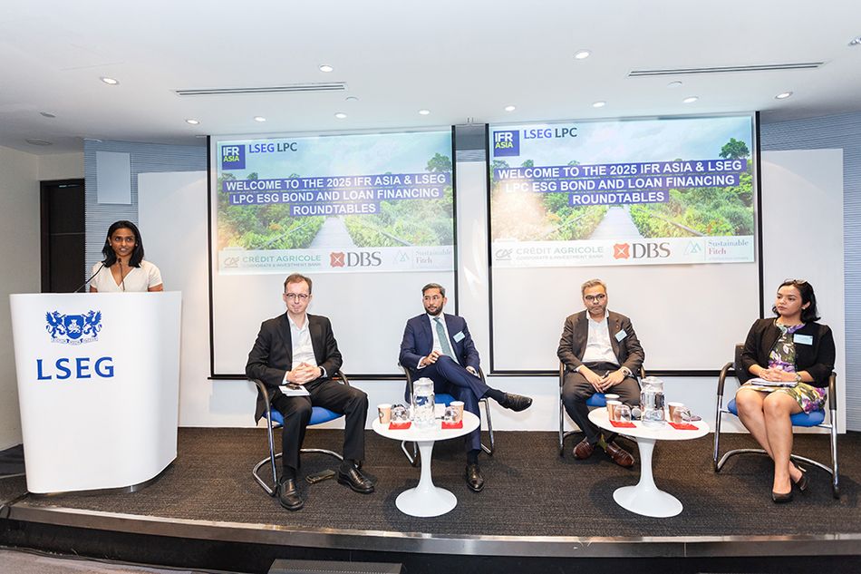 IFR Asia ESG Bond and Loan Financing Roundtables 2025 bond panel group shot